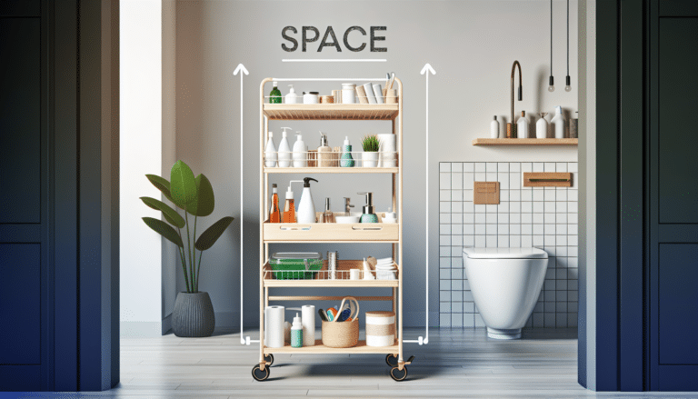 Con este carrito estrecho de Carrefour podrás aprovechar los rincones desaprovechados del baño o de la cocina