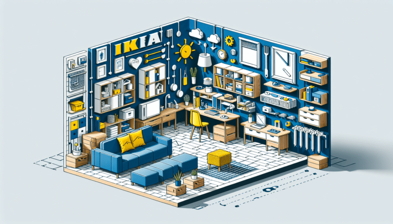 la clave está en usar muebles de Ikea y tener un poco de imaginación