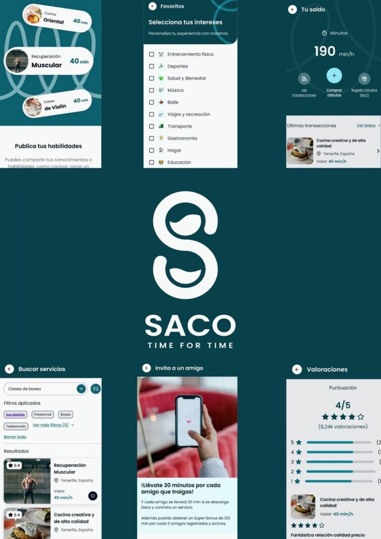 Nace SACO: la aplicación española que transforma habilidades en minutos y reinventa el intercambio