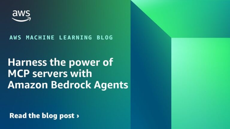 Harness the power of MCP servers with Amazon Bedrock Agents