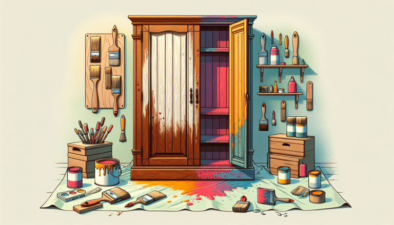 Pintar armario de madera antiguo