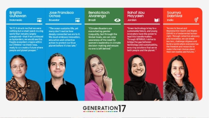 Samsung and the United Nations Development Programme Welcome Five New Young Leaders to Generation17 – Samsung Global Newsroom
