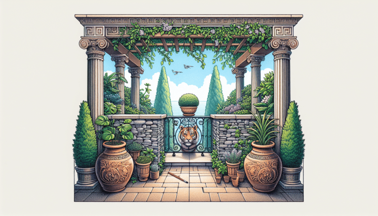 Tiger tiene una maceta inspirada en las islas griegas que transforma cualquier balcón en un espacio fresco y sofisticado