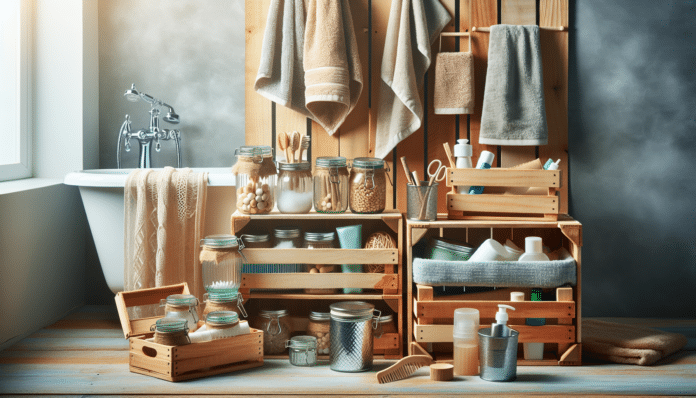 reutilízalos para hacer estos prácticos organizadores para el baño
