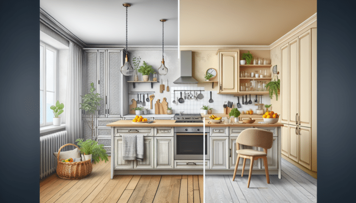 Era una cocina fea y triste de los años 90, ahora es una cocina moderna, luminosa y que aprovecha mejor el espacio