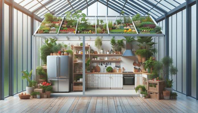 Así es como esta cocina minúscula y pasada de moda se ha transformado en una continuación del jardín con techo transparente