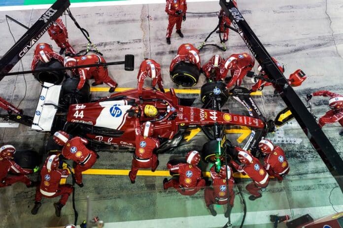 AWS machine learning supports Scuderia Ferrari HP pit stop analysis