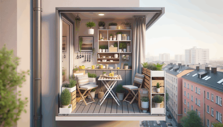 La reforma sin obras de un balcón de bolsillo con presupuesto low cost gracias a los muebles de Ikea