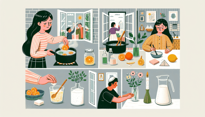 Hombre siente mal olor en la cocina