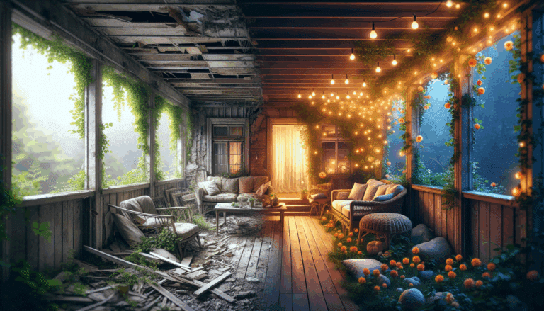 Este porche era una ruina, pero gracias a esta reforma se ha convertido en el lugar favorito de toda la casa