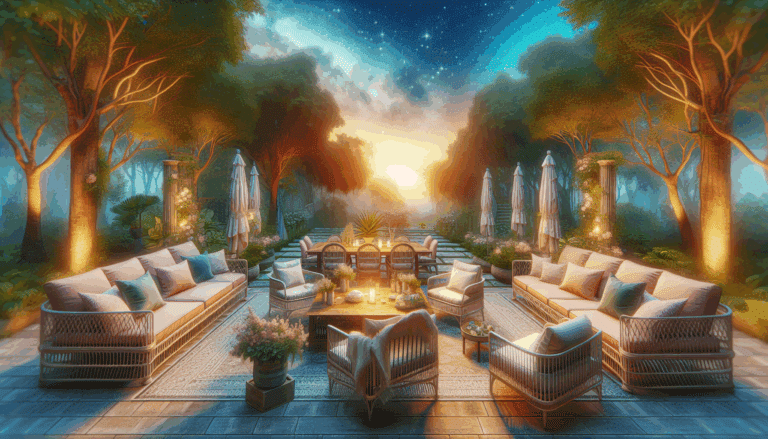 Era un patio estrecho, viejo y nada acogedor y se ha convertido en un salón exterior de revista deco