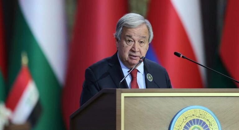 Guterres: La situación de los palestinos en Gaza no se puede describir, es más que atroz y más que inhumana