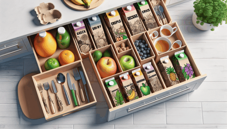 Aprovecha el espacio en cajones y encimeras con este organizador hecho con cartones de zumos vacíos