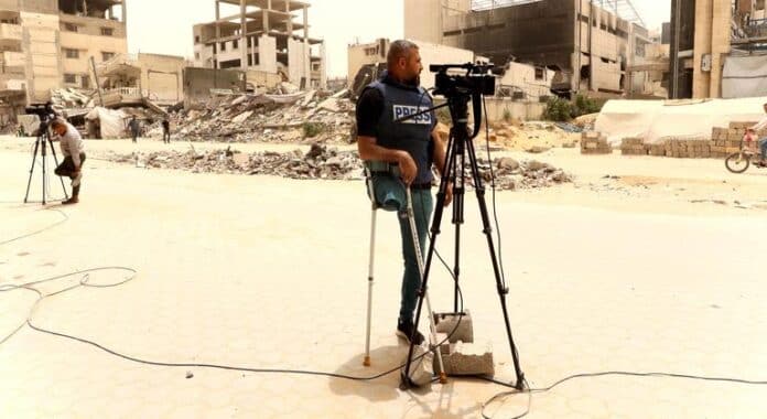 Los periodistas de Gaza son testigos y víctimas a la vez