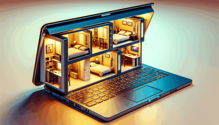 portátil, plegable, con tres dormitorios y lista para vivir