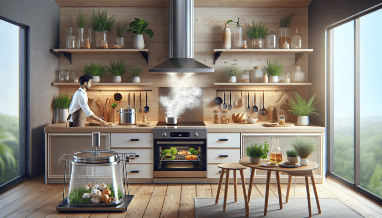 es de diseño, apenas ocupa espacio y evita que haya olores en la cocina