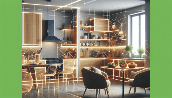 un modelo atemporal para salones o cocinas pequeñas pero bien optimizadas