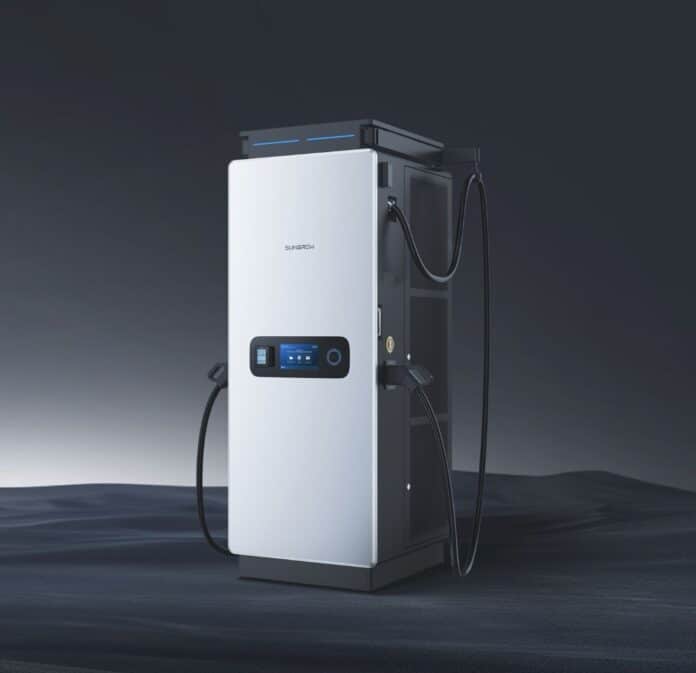 Sungrow presenta el cargador ultrarrápido para vehículos eléctricos IDC480E-C en Power2Drive