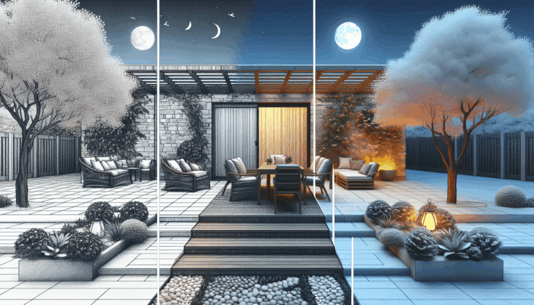 Era un patio frío y simplón, y tras esta espectacular reforma, ahora es un espacio cálido y acogedor