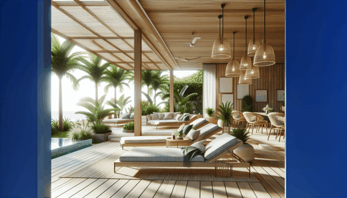 Esta es una de las tumbonas más vendidas de Maisons du Monde, y me ha enamorado porque es ideal para las terrazas y jardines más modernos y chics
