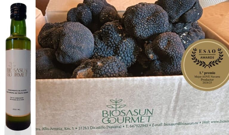Uso, valor y reconocimiento del aceite trufado BIOSASUN en colaboración con la Asociación ALLOTARRA de Agricultura y Ganadería Ecológica