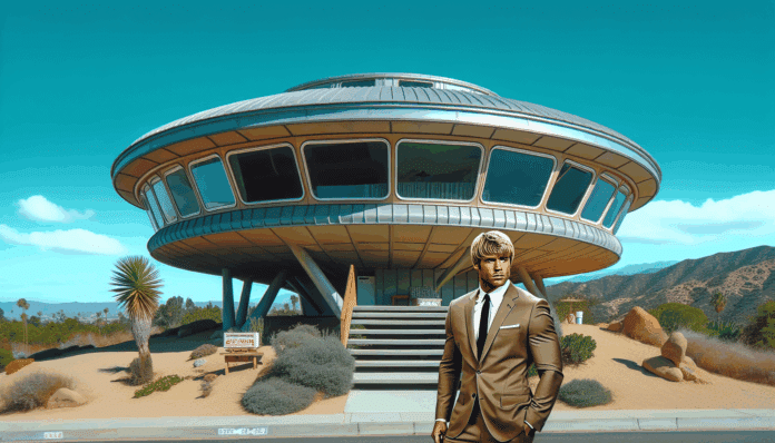 Brad Pitt se lleva a California una singular casa prefabricada con forma de OVNI y joya arquitectónica retro: la Casa Xasteros