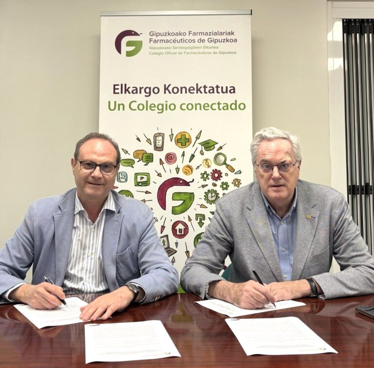 Colegio de Farmacéuticos de Gipuzkoa y SEFYNC trabajarán conjuntamente para impulsar la nutrición y atención farmacéutica en el territorio