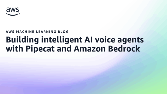 Building intelligent AI voice agents with Pipecat and Amazon Bedrock – Part 1