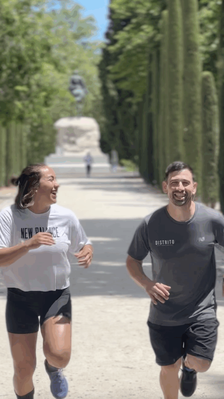 Distrito Estudio celebra en Madrid su primer 'Coffee Run': la última tendencia deportiva en Estados Unidos