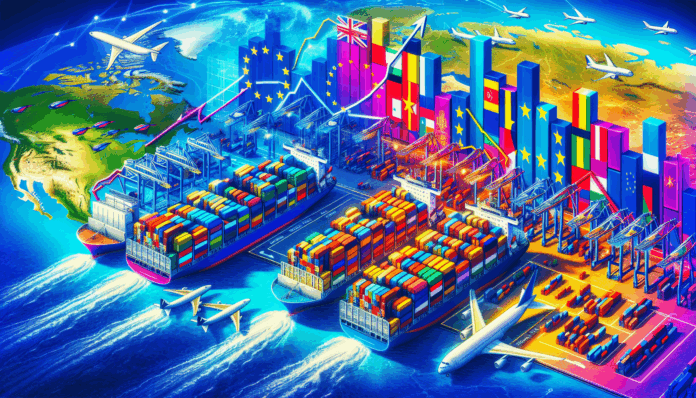 container boat at sea