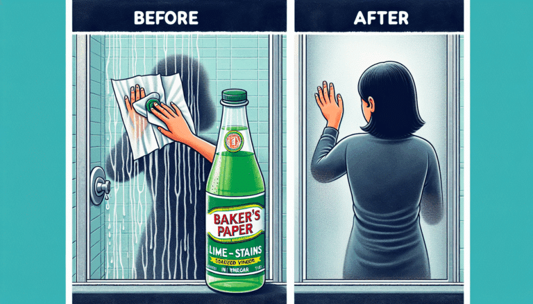 "Me encanta el truco del papel de horno para eliminar las manchas de cal de la mampara"