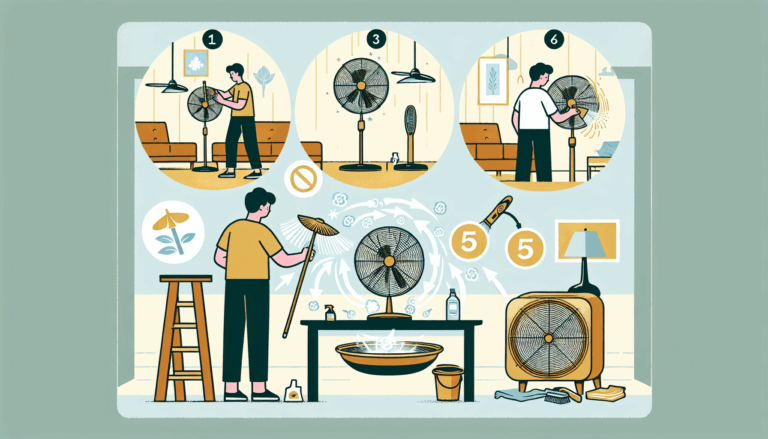 Guía completa para limpiar ventiladores de techo y de pie sin esfuerzo