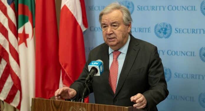 Guterres «muy alarmado» por el ataque de Estados Unidos a las instalaciones nucleares iraníes