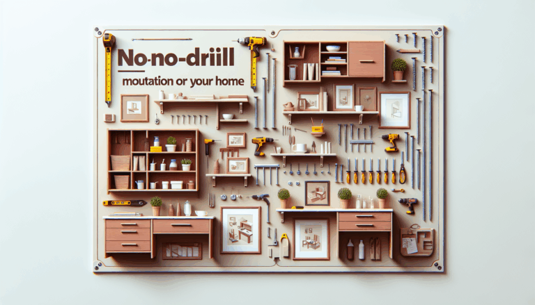 una solución al momento que no necesita taladros