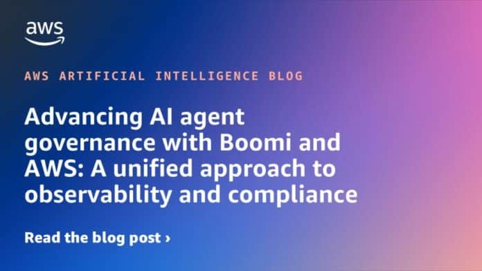 Advancing AI agent governance with Boomi and AWS: A unified approach to observability and compliance