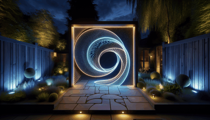 Cortinas de luces LED para exteriores: ilumina tu jardín con estilo
