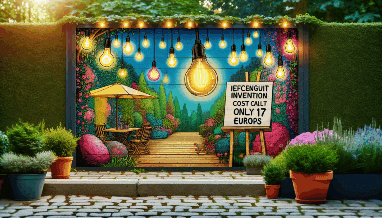 El inventazo de Leroy Merlin para iluminar tu jardín o la terraza sin obras que cuesta solo 17 euros