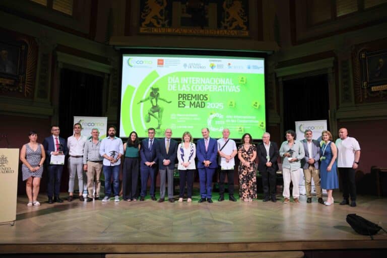 Las cooperativas madrileñas celebran su fuerza transformadora en los Premios ES_MAD 2025