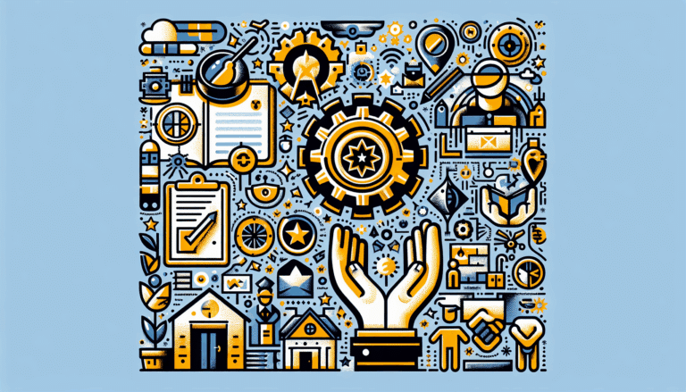 woman using an handheld terminal to check packages