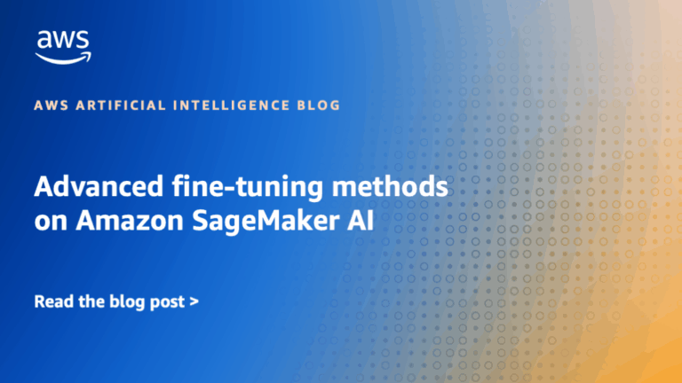 Advanced fine-tuning methods on Amazon SageMaker AI
