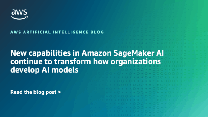 New capabilities in Amazon SageMaker AI continue to transform how organizations develop AI models