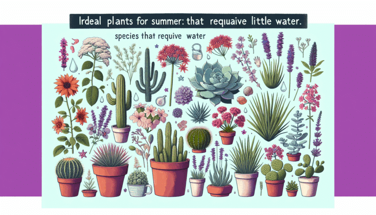 estas son las mejores plantas que necesitan poca agua para el verano