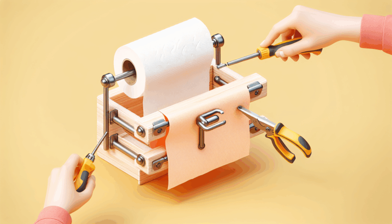 un portarrollos que es un tres en uno y que no necesita taladros