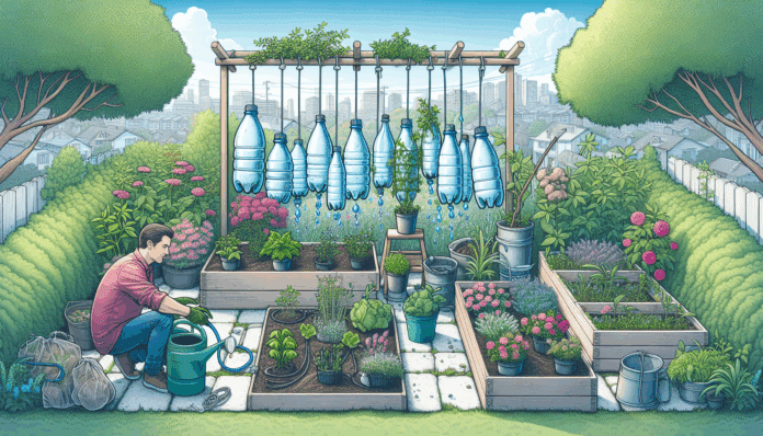 Cómo puedes reciclar botellas de plástico y usarlas en tu jardín