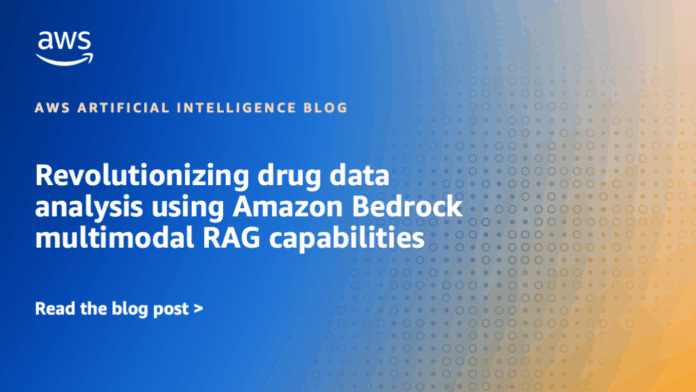 Revolutionizing drug data analysis using Amazon Bedrock multimodal RAG capabilities