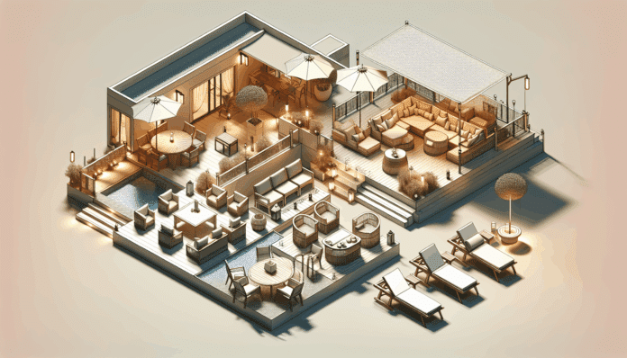 Si quisiera una terraza diferente a la hora de renovar la terraza, elegiría estos conjuntos de exterior ideales para crear zonas de comedor y de estar