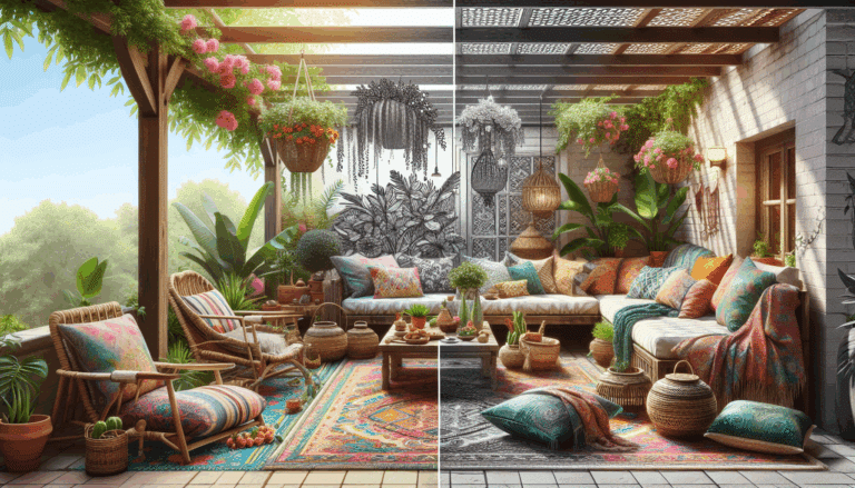 Era una terraza insulsa, monótona y aburrida y ahora es una terraza boho que querría tener en casa cualquier interiorista