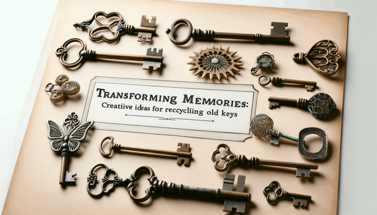 Nunca había pensado en guardar las viejas llaves hasta que vi estas interesantes ideas para reciclarlas