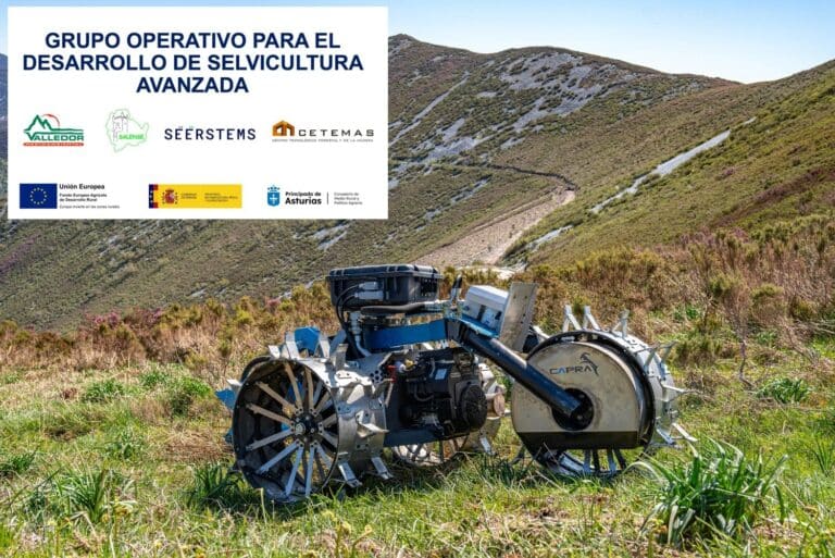 Un robot de desbroce autónomo facilitará la gestión del territorio rural en zonas de difícil acceso