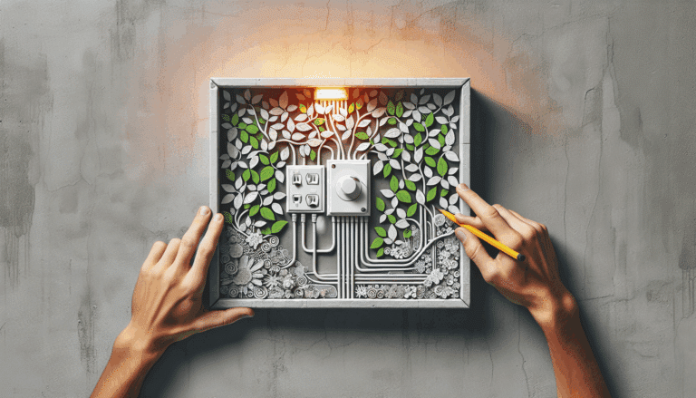 Marta Riumbau, creadora de contenido: "Quería tapar el cuadro eléctrico de la pared y he optado por esta idea sencilla para ello: da el pego"